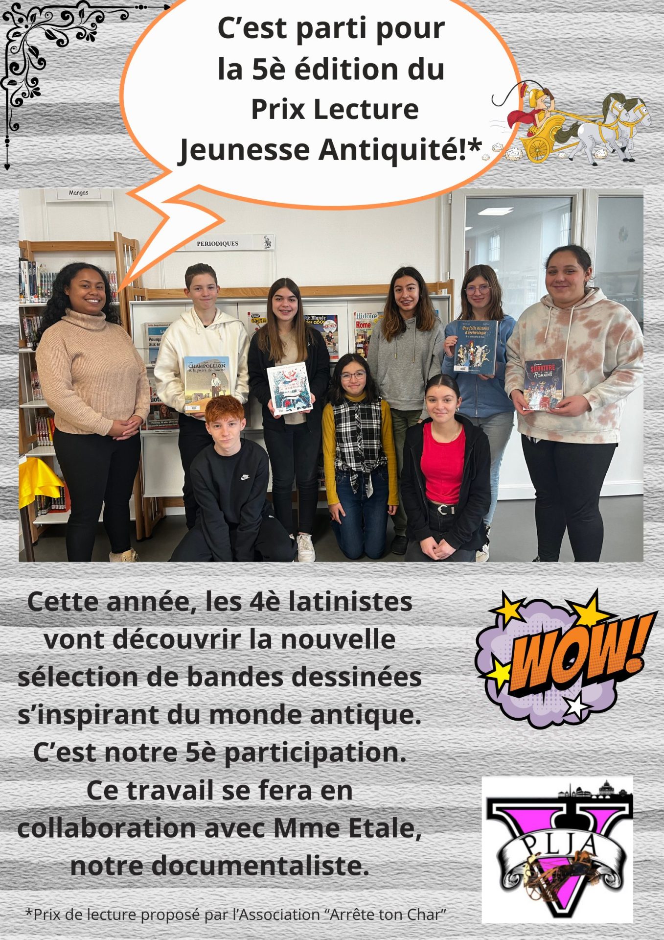 Prix littérature jeunesse antiquité