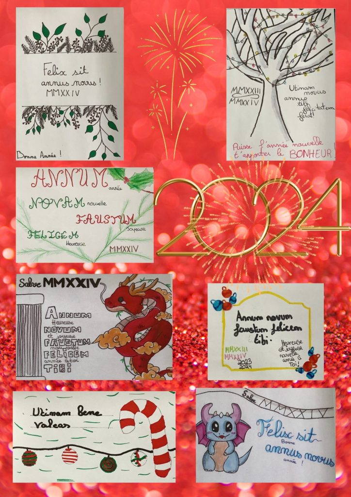 voeux latinistes collège teloché 2024