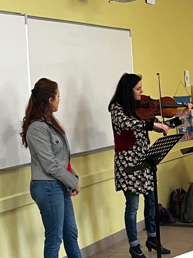 Lecture théâtralisée quinconces au collège de Teloché