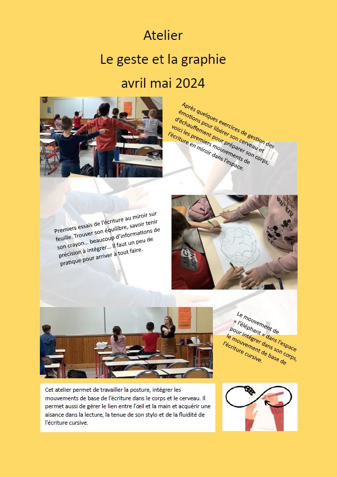 atelier geste et graphie