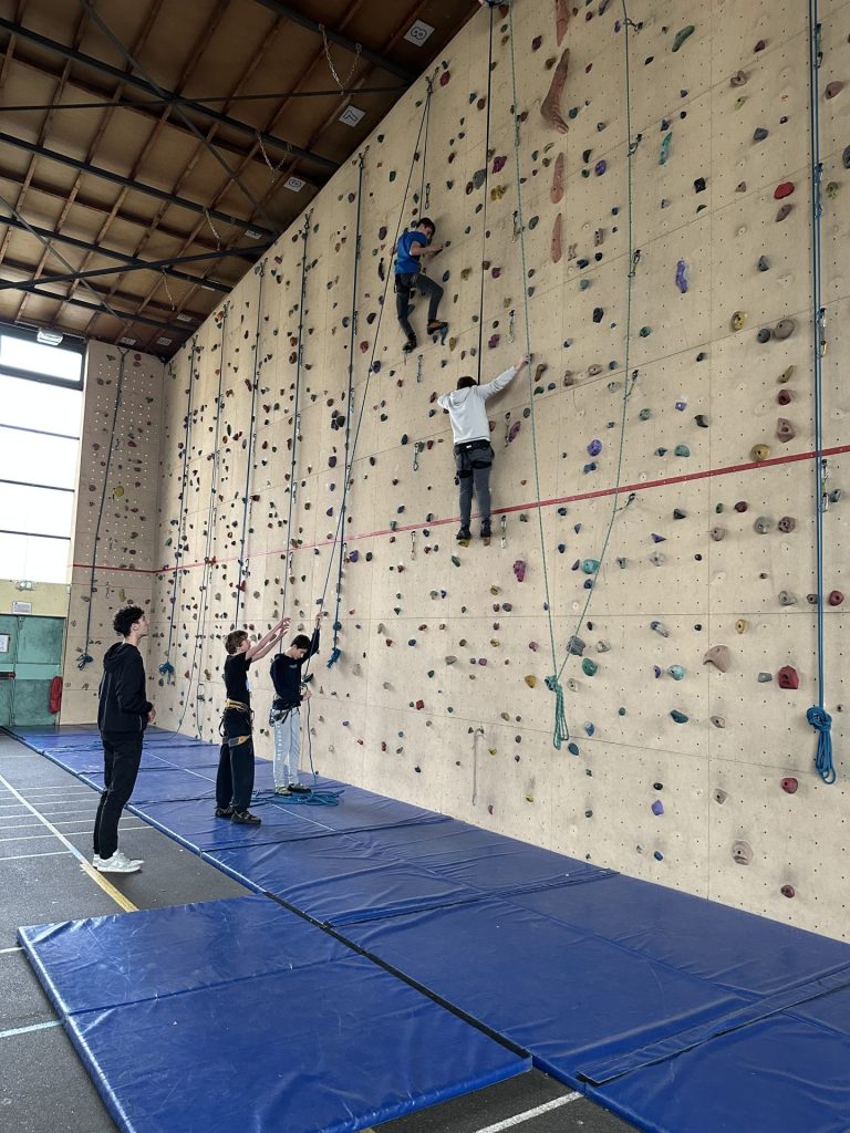 escalade collège teloché