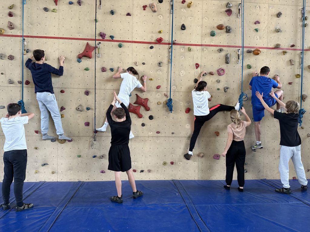 escalade collège teloché