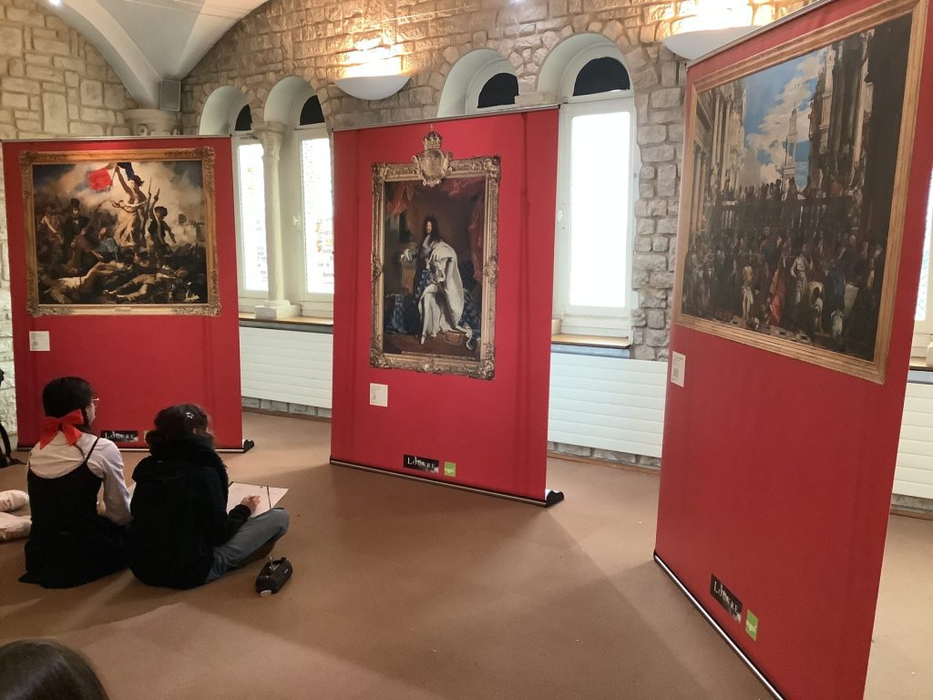 Expo le Louvre à la galerie collège teloché