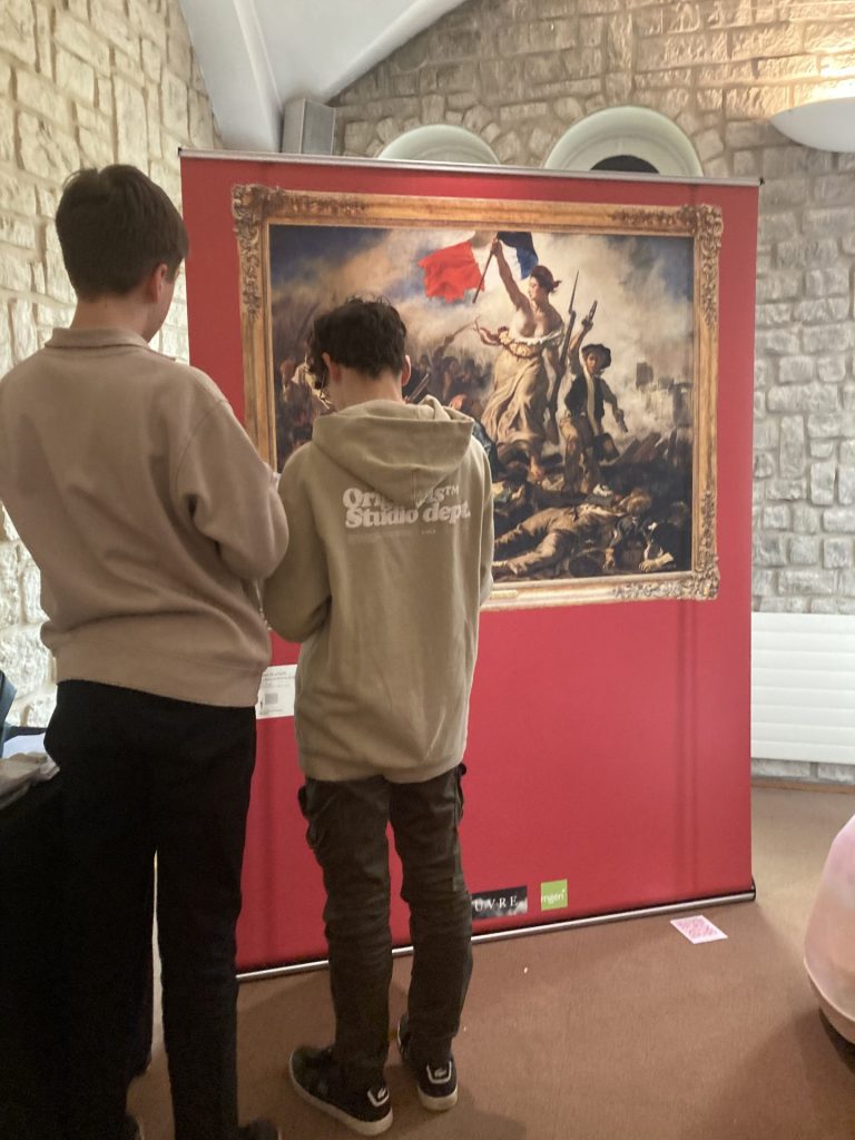 Expo le Louvre à la galerie collège teloché