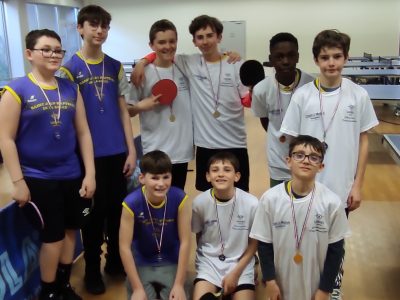 Compétition départementale de tennis de table