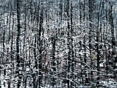 Philippe Cognée (1957)
Entre chien et loup, 2023
© Courtoisie TEMPLON, Paris - Bruxelles - New York / Philippe Cognée © Adagp, Paris, 2023